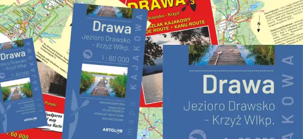 Rzeka Drawa Mapa kajakowa